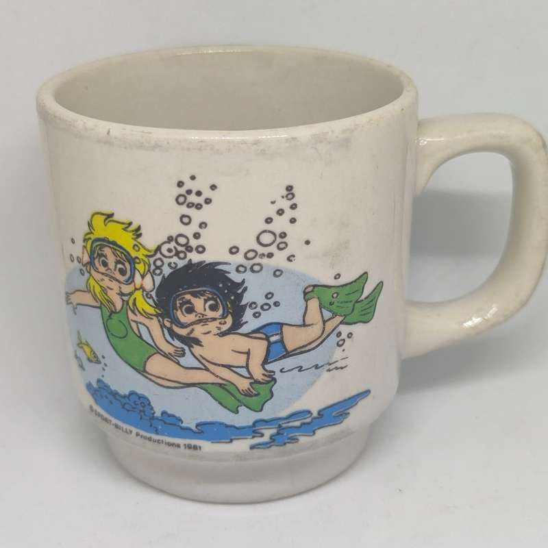 Vintage  collectable Sport-Billy Productions kids mug - 1981