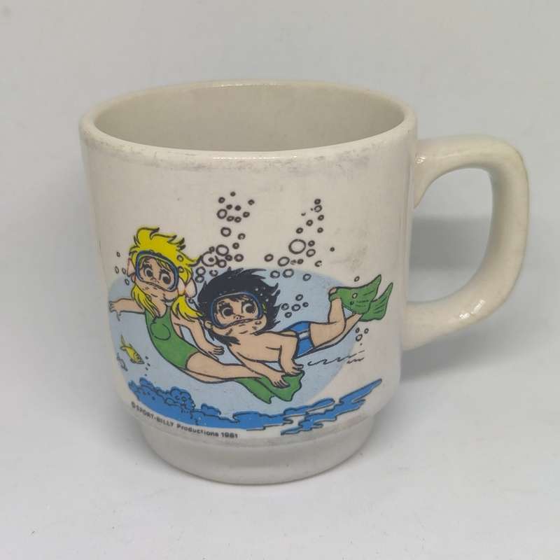 Vintage  collectable Sport-Billy Productions kids mug - 1981