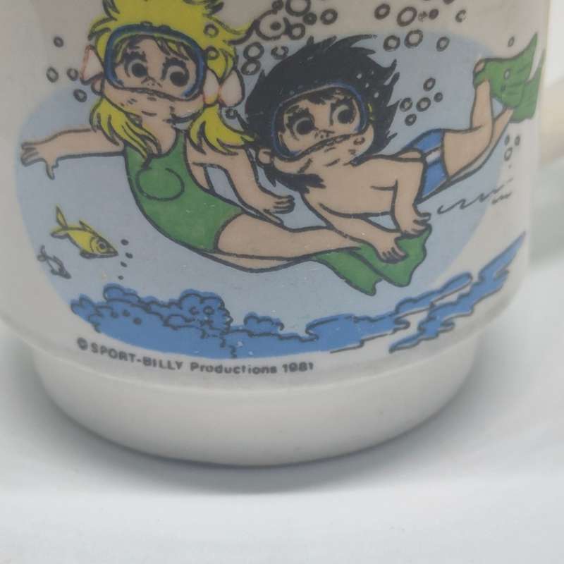 Vintage  collectable Sport-Billy Productions kids mug - 1981