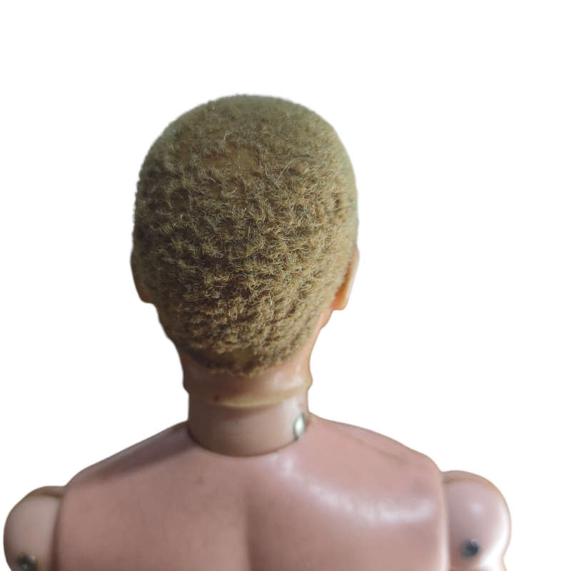 Rare! Vintage 1964 Palitoy Action man figure with flocked hair.