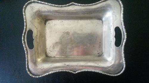 Late 1800s Silver Plated Tray by James Deakin and Sons. Rare and Beautiful!.