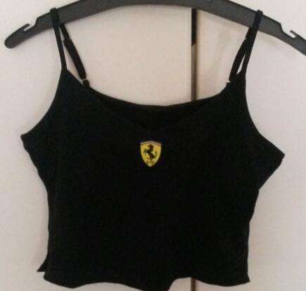 Ferrari crop top - size 2