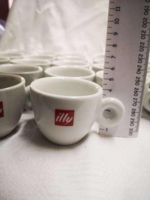 Set of 23 Illy espresso cups - bid per cup to take the lot