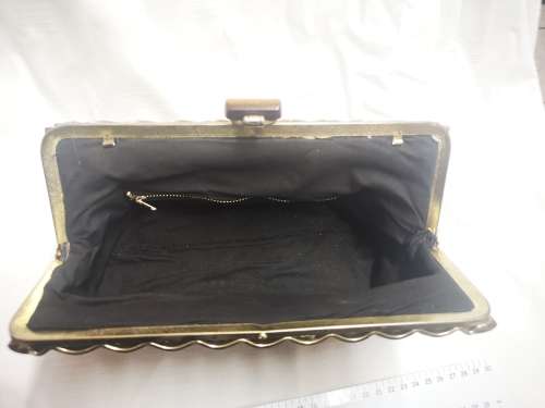 Lovely vintage Tapestry clutch bag