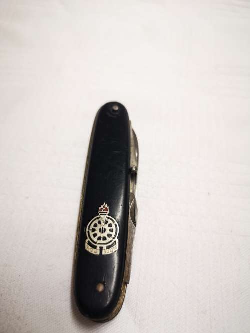 Vintage Voortrekkers pocket knife, inscribed with Hou Koers - Solingen Germany