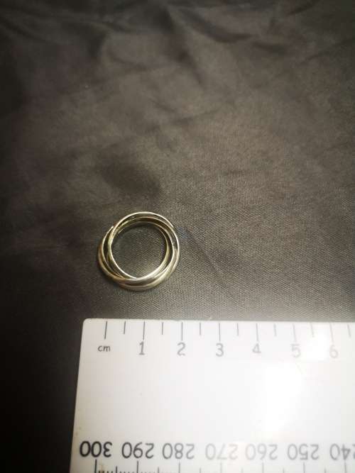 On R1 auction!! Marked 925 - Exquisite vintage silver Russian wedding bands