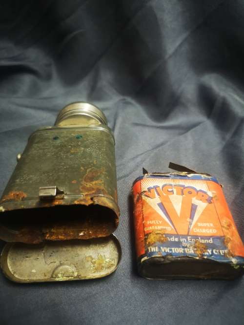 Very old, Eveready torch - lovely display item