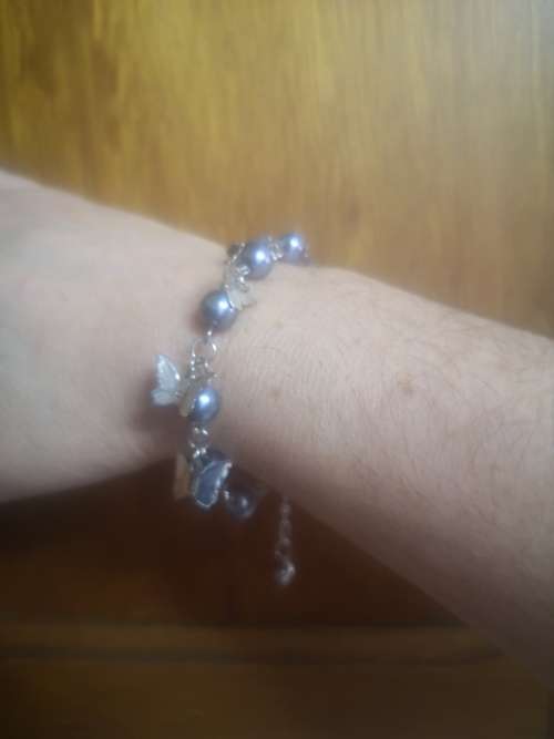 Beautiful bracelet with butterflies