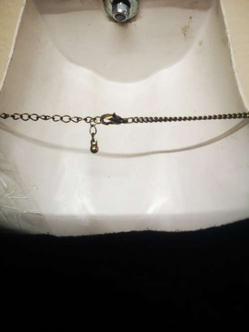Stunning Bronze colored pendant with necklace