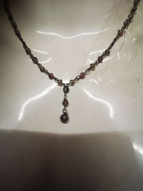 Pretty beaded necklace on auction
