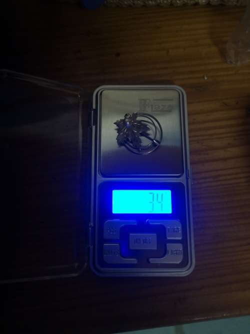 Beautiful sterling silver brooch