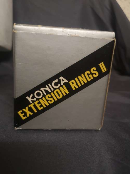 Konica extension rings in original holder