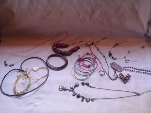 Nice big lot of costume jewelry, perfect for a little girl.