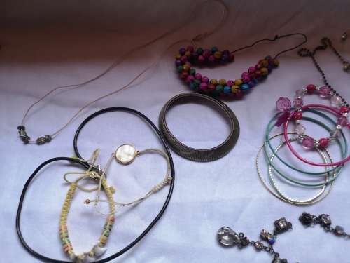 Nice big lot of costume jewelry, perfect for a little girl.