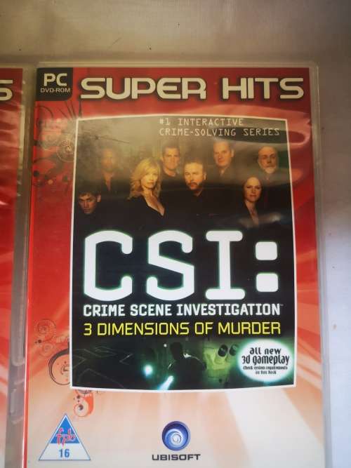 Three CSI PC/DVD games for one price.