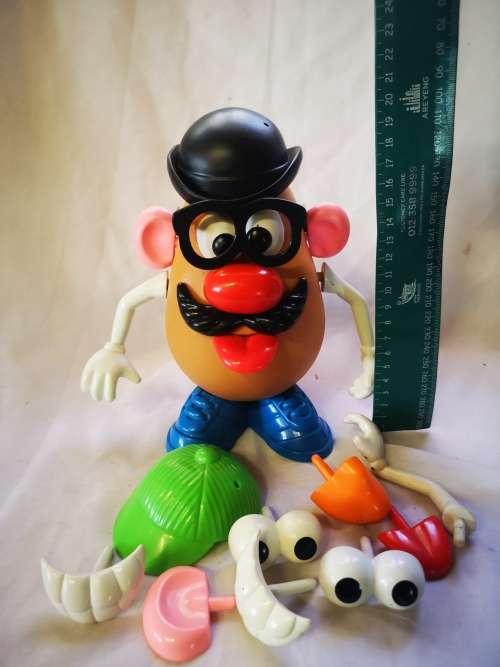 Mr Potatohead with lots of accessories