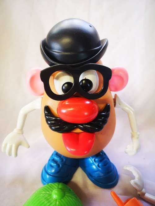 Mr Potatohead with lots of accessories