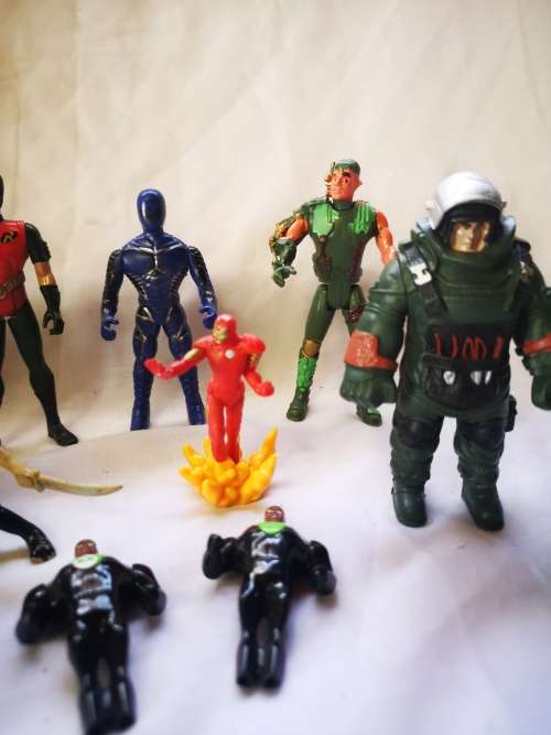 Big lot of action figures - includes Chap Mei, Kenner and Mattel