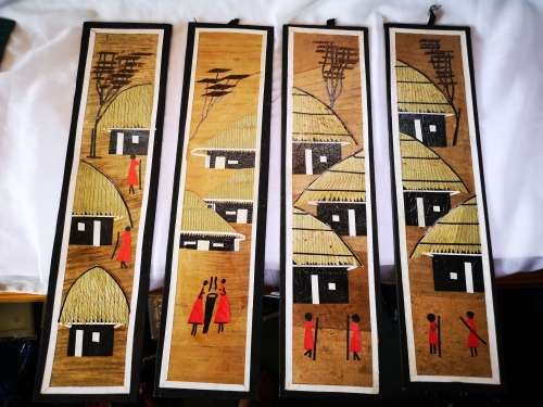 A beautiful 4 piece wall hanging/painting