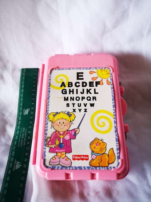 Fisher price, small pink case, empty.