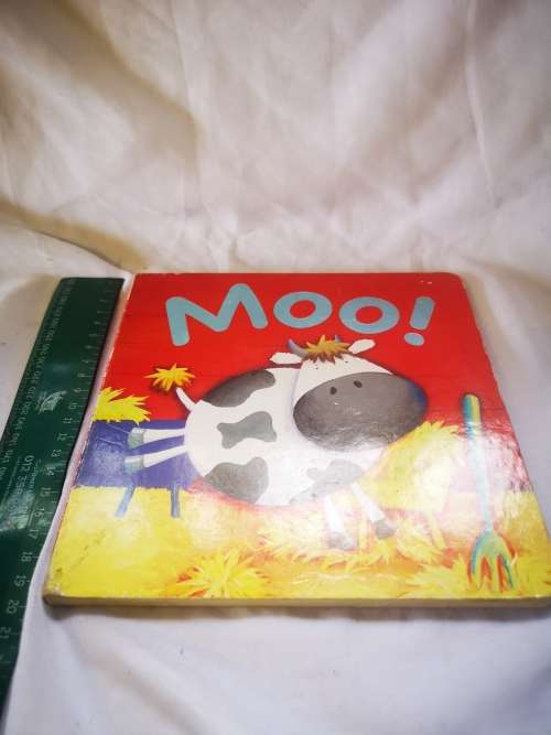 Moo! Cute Cardboard book for toddler