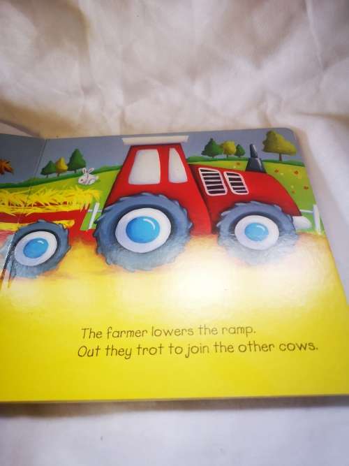 Moo! Cute Cardboard book for toddler