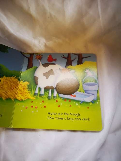Moo! Cute Cardboard book for toddler