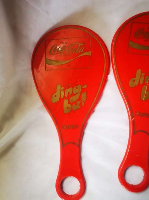 Two vintage 1980's Coca-Cola Russell ding-bat super on auction. Both for one bid!