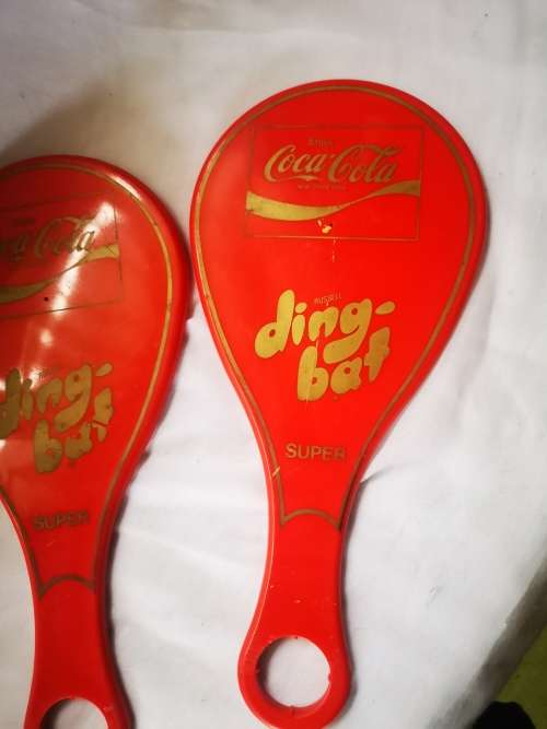 Two vintage 1980's Coca-Cola Russell ding-bat super on auction. Both for one bid!