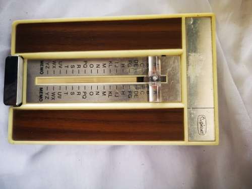 Vintage Stephens telephone index - like new!