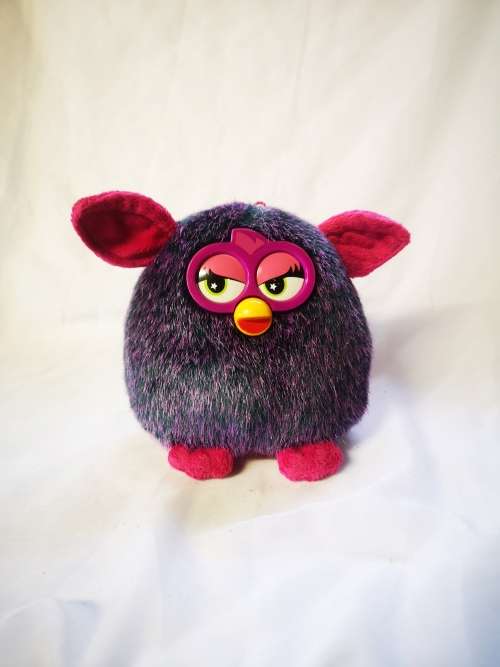 A gorgeous purple and pink Furby