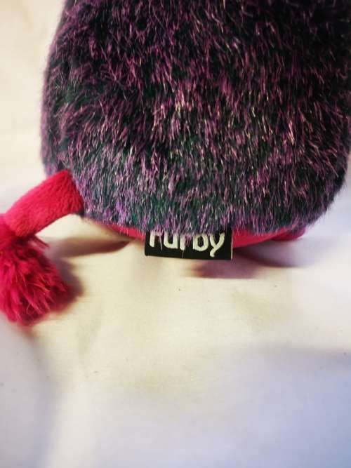 A gorgeous purple and pink Furby