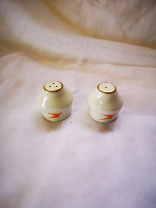 Vintage SAL salt and pepper shakers