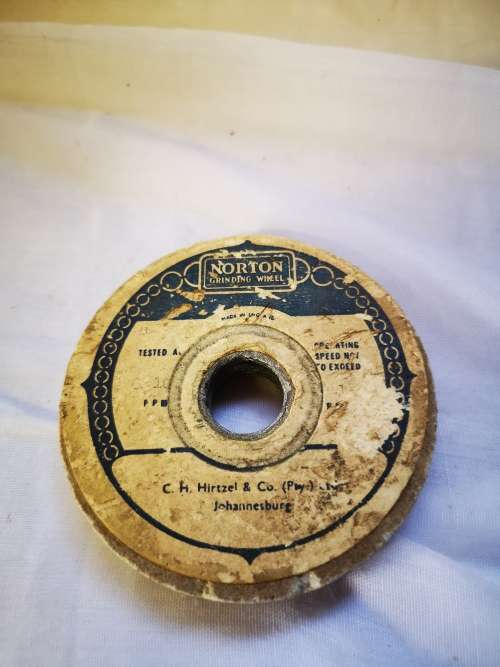 Vintage Norton grinding wheel
