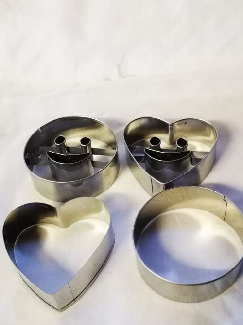 4 steel cookie cutters