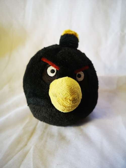 Small angry birds plush toy