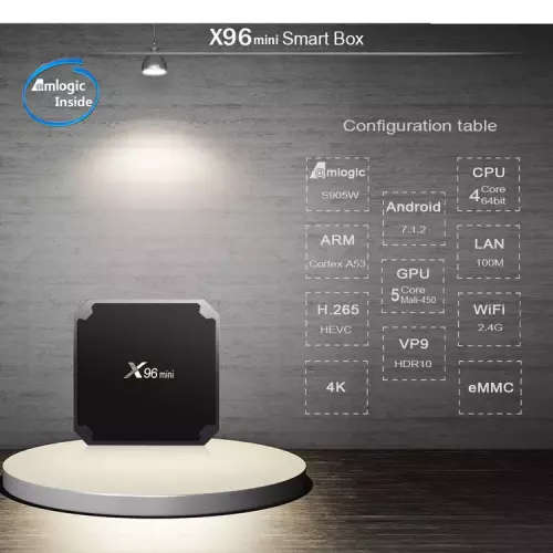 X96 Mini Android 7.1  TV Box & RII Air Remote Combo | 2GB/16GB