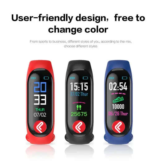 M3 Smart Watch Bracelet (Red)