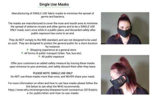 FACE MASK (LOCAL STOCK)DELIVERY DURING LOCKDOWN