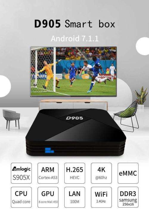 D905 Android TV Box (DSTV Now, Showmax,Netflix preloaded)