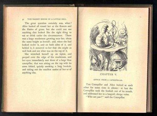 ALICE's ADVENTURES in Wonderland ... 1908 ..  Good Condition with B/W drawings