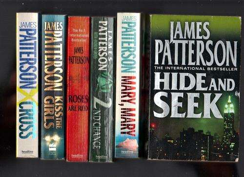 6 x JAMES PATTERSON Novels (Postage R45)