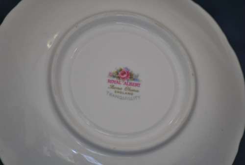 Royal Albert "Tranquility" tea saucer