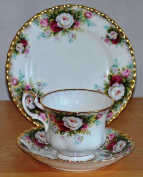 Royal Albert "Celebration" Tea trio