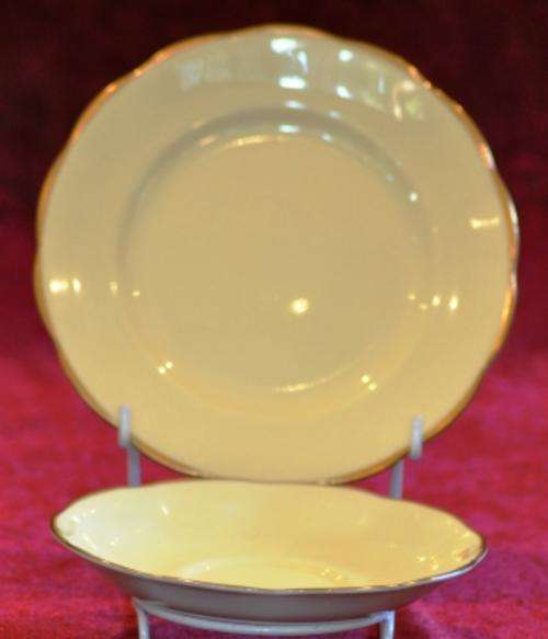 Royal Albert Yellow tea saucer and side plate