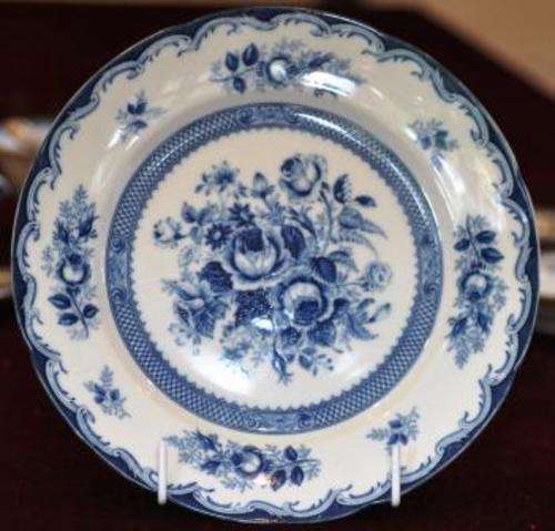 Japan Blue Rose pudding bowl
