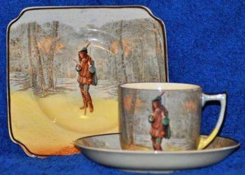Royal Doulton "Rosalund" Tea Trio