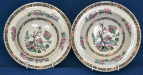 Indian Tree Morley Ware Pudding bowls