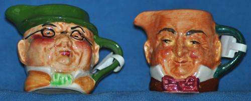 Miniature Toby jugs