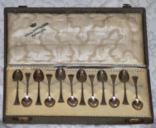 Silver coffee spoons